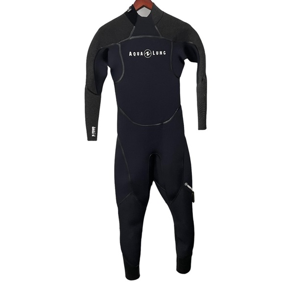 Aqualung Aquaflex 3mm Scuba Diving Wetsuit Black Men's Small - Picture 1 of 8